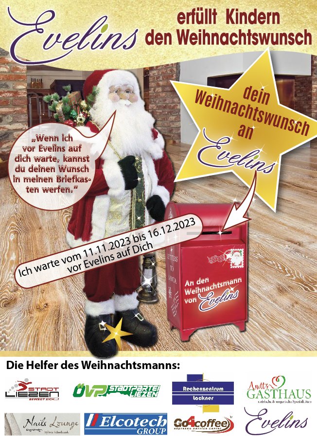 Weihnachtswunsch mit Logos